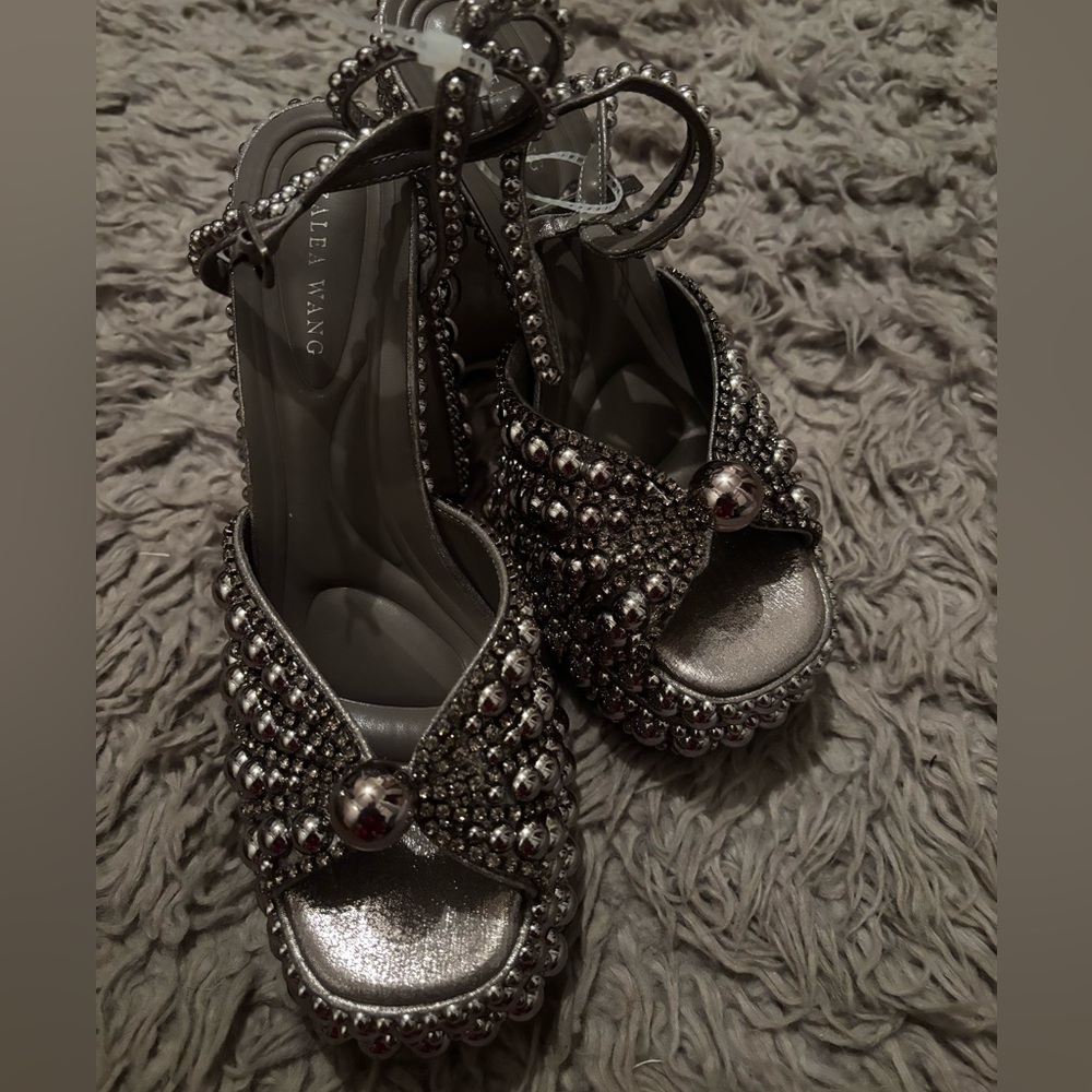 Studded Platform Sandals - Picture 3 of 6